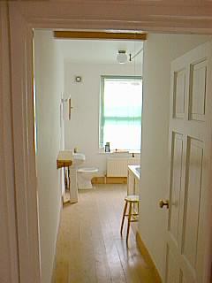 Bathroom from the hall.
