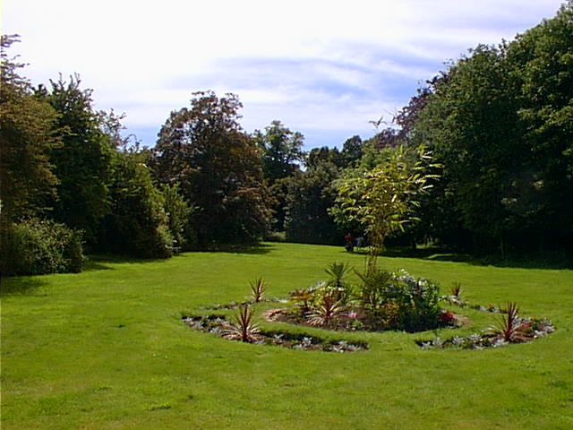looking towards the old tennis lawn