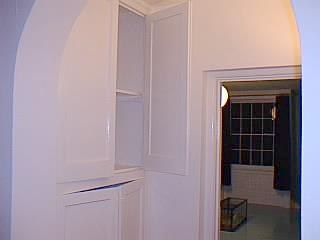 Hall cupboard.